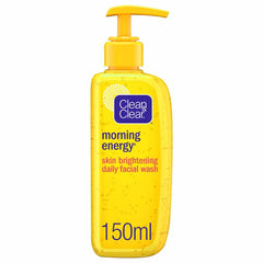 Clean & Clear Morning Energy Skin Brightening Daily Facial Wash, Oil Free, 150ml