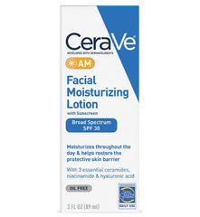CeraVe AM Facial Moisturizing Lotion with SPF 30 - 89 ml