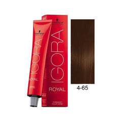 Schwarzkopf Igora Royal Natural Hair Color – Medium Brown Auburn Gold 4-65