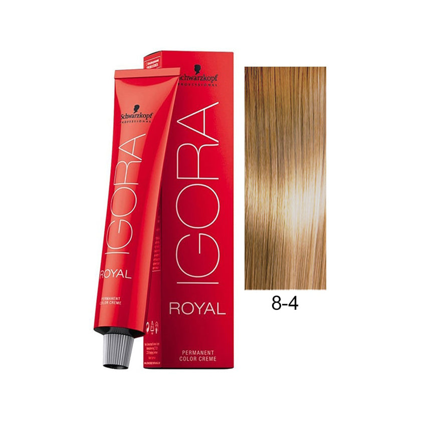 Schwarzkopf Igora Royal Hair Color 8-4 Light Blonde Beige