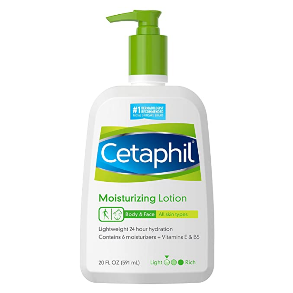 Cetaphil Moisturizing Lotion, Body & Face Fragrance Free, 20 fl oz