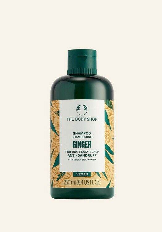 Ginger Anti-dandruff Shampoo FOR DRY, FLAKY SCALPSVEGAN Ginger Anti-dandruff Shampoo 250ml