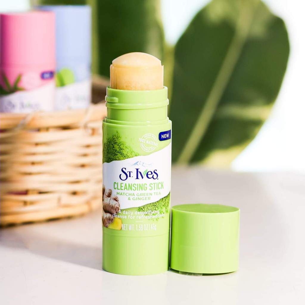 ST.IVES CLEANSING STICK MATCHA GREEN TEA AND GINGER 45 g