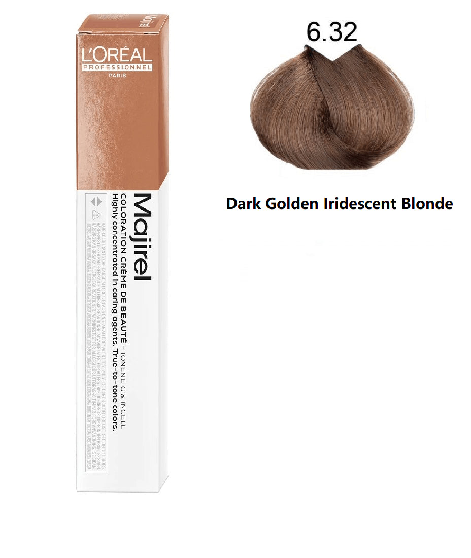 Loreal Professionnel Majirel 6.32 Dark Golden Iridescent Blonde 50Ml