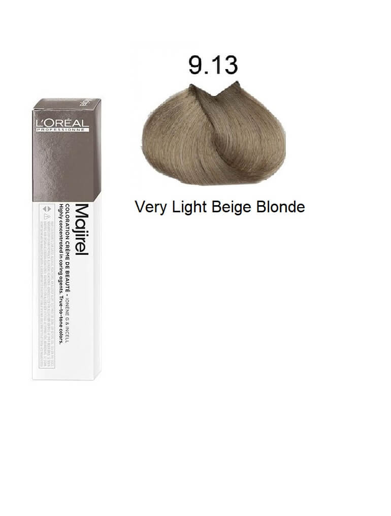 LOreal Professionnel Majirel 9.13 Very Light Beige Blonde 50 ml