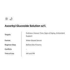 The Ordinary – Ascorbyl Glucoside Solution 12% – 30ML