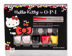 OPI Hello Kitty Friend Pack Of 6 With Sleek Comb