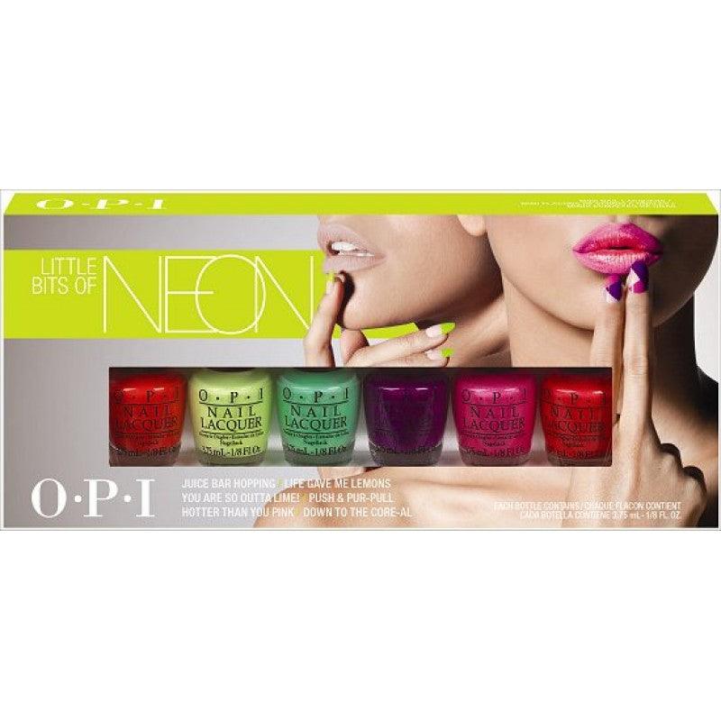 OPI Little Bits Of Neon Pack Of 6