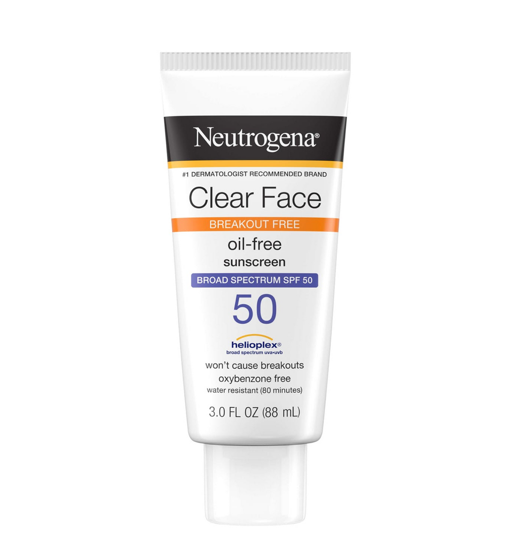 Neutrogena Clear Face Breakout Free Sunscreen SPF 50