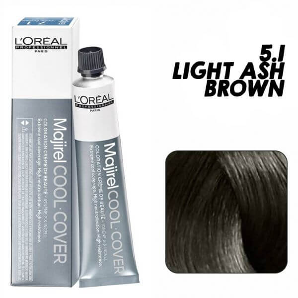 Loreal Professional Majirel Cool Cover 5.1 Light Ash Brown 50ml